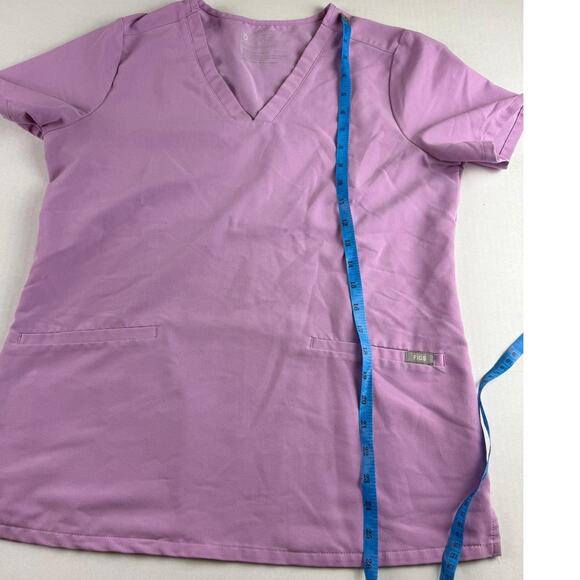 Figs Casma T Scrub Top Lavender Purple S - Picture 3 of 7
